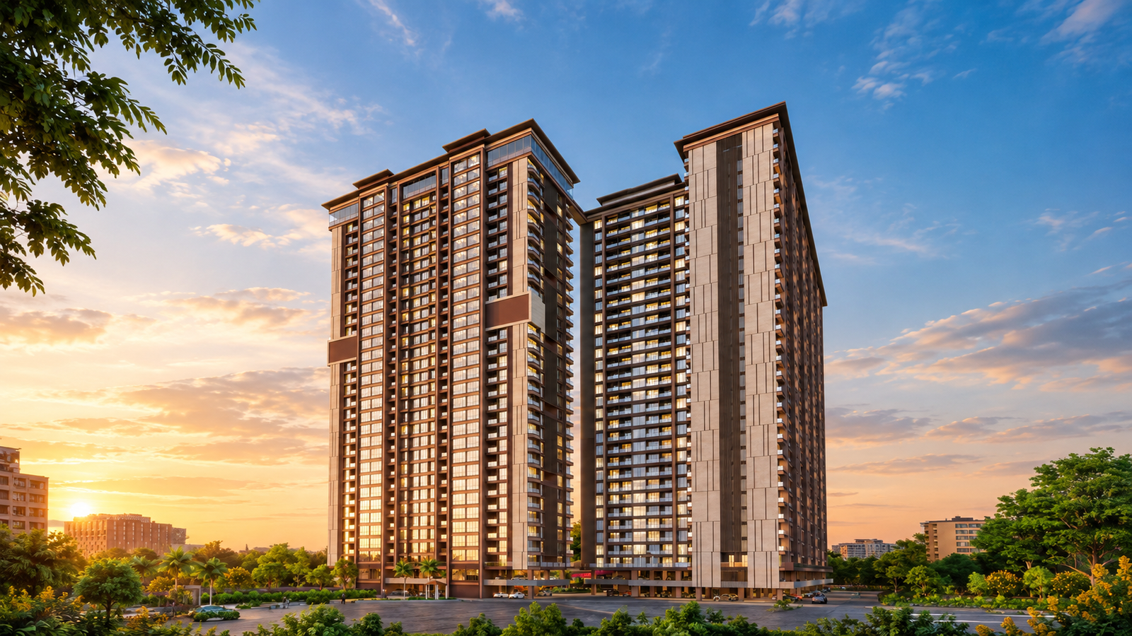 The Titan Towers exterior